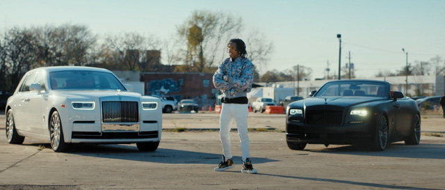 Rapper Lil Baby - Tay chơi xe thứ thiệt với dàn Rolls-Royce khủng chính chủ góp mặt trong 2 MV mới - Ảnh 3.