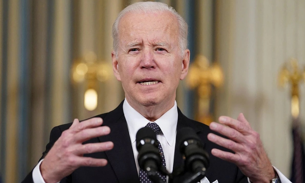 Tổng thống Joe Biden tại Nhà Trắng hôm 28/3. Ảnh: Reuters.