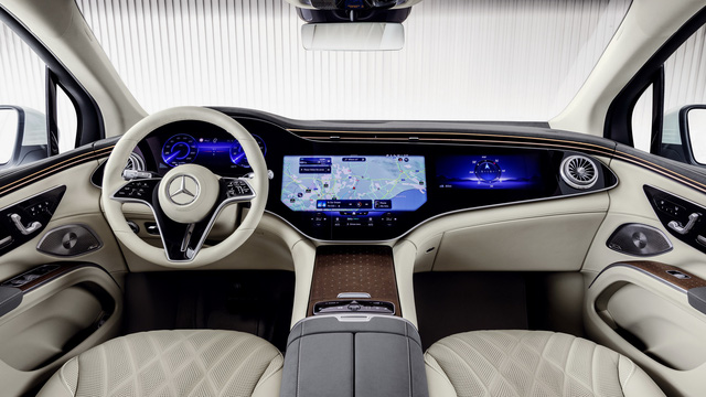 Mercedes-Benz EQS SUV ra mắt: Cabin ngập công nghệ, ngang kích thước VinFast VF9 - Ảnh 9.