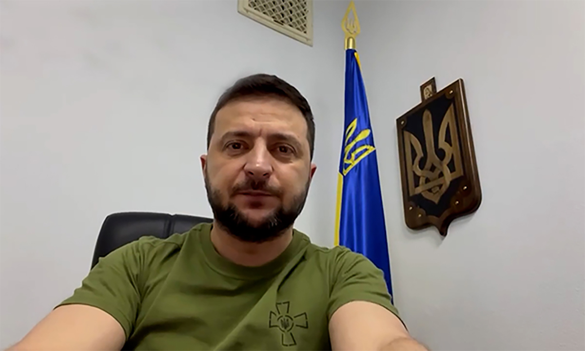 Tổng thống Ukraine Volodymyr Zelensky. Ảnh: CNN.