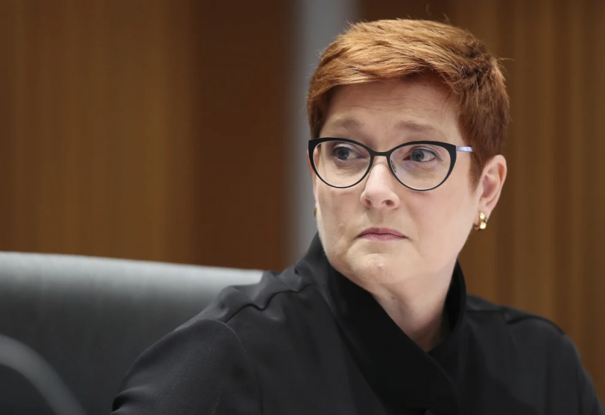 Ngoại trưởng Australia Marise Payne. Nguồn: Alex Ellinghausen