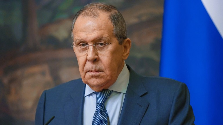 Ngoại trưởng Nga Sergey Lavrov tại cuộc họp báo ở Moskva hôm 22/4. Ảnh: Bộ Ngoại gao Nga.