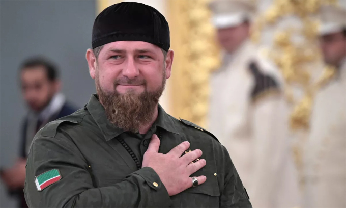 Ramzan Kadyrov, lãnh đạo Cộng hòa Chechnya thuộc Nga. Ảnh: RIA Novosti