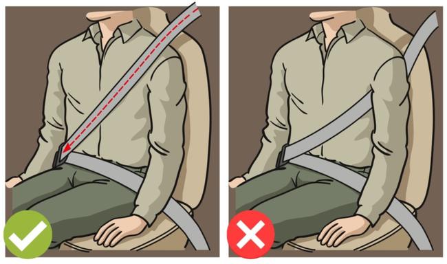 The Queensland government said the correct and incorrect use of a seatbelt can be the difference between life and death in a crash.