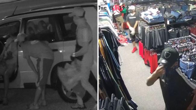 Three people are wanted over a carjacking and robbery of a Yeppoon store.