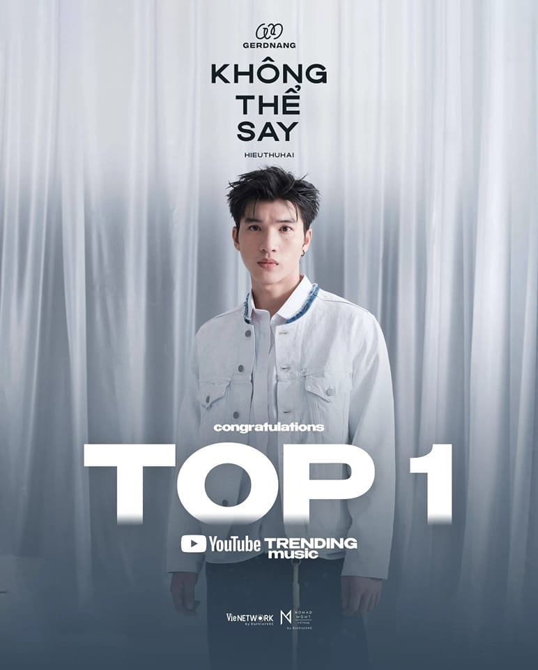 HIEUTHUHAI nắm giữ top 1 bảng xếp hạng Thịnh hành Âm nhạc của YouTube - Ảnh 3.