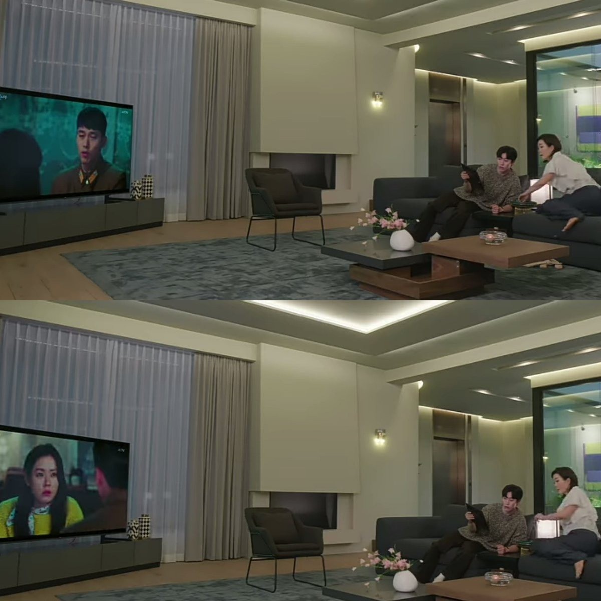 Hyun Bin và Son Ye Jin xuất hiện trên TV trong tập 5 Queen of Tears.