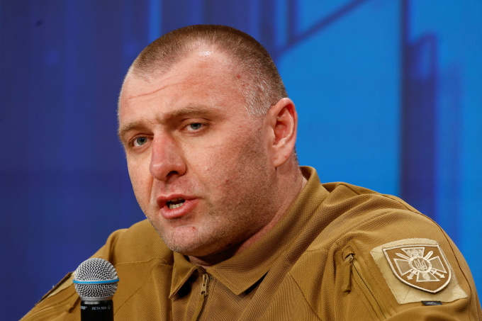 Giám đốc Cơ quan An ninh Ukraine Vasyl Maliuk tại Kiev ngày 25/2. Ảnh: Reuters