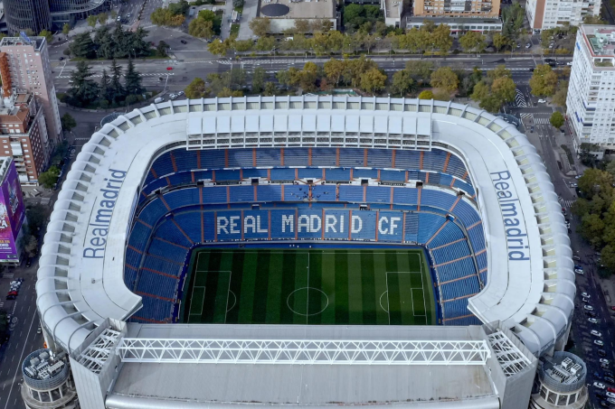 Sân vận động Santiago Bernabeu ở Madrid, thủ đô Tây Ban Nha. Ảnh: Conde Nast