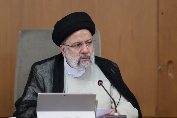 Tổng thống Iran Ebrahim Raisi dự cuộc họp nội các ở thủ đô Tehran hồi tháng 10/2023. Ảnh: AFP