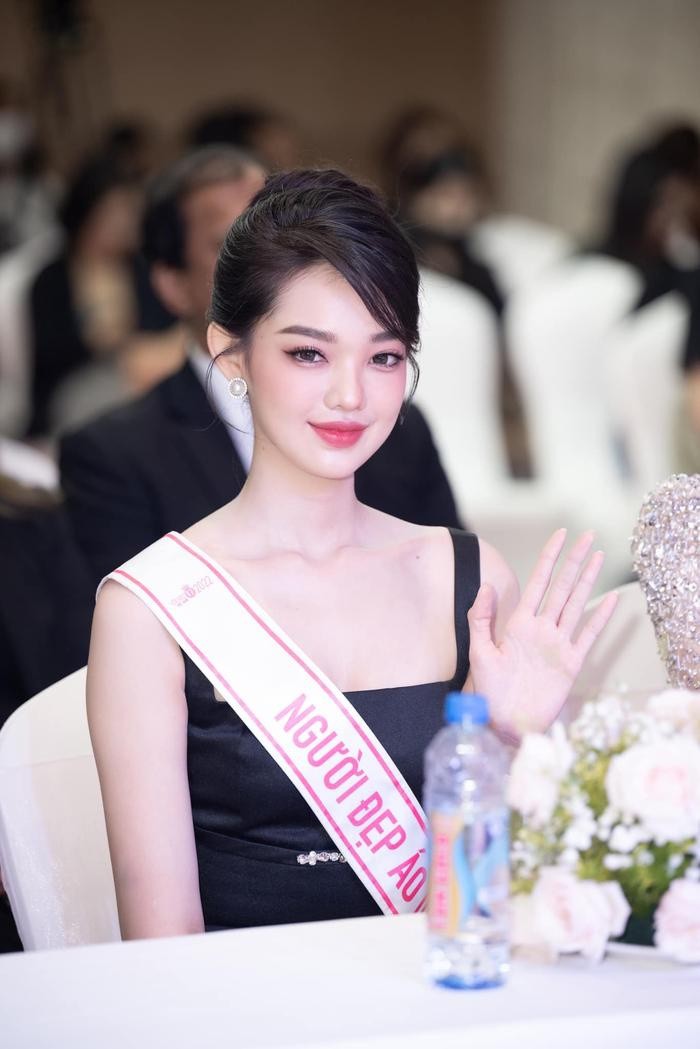 Nhan sắc ấn tượng của Bé Quyên tại Hoa hậu Việt Nam 2022. 