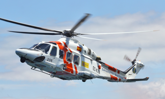 Trực thăng AW139 tại A Coruna, Tây Ban Nha năm 2014. Ảnh: Wikipedia