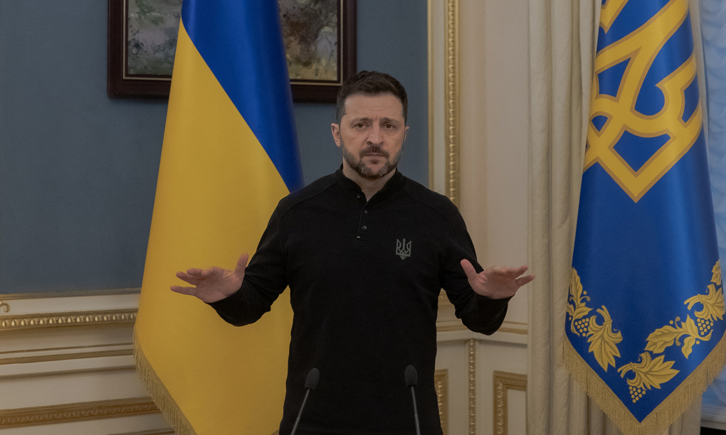 Tổng thống Ukraine Volodymyr Zelensky tại Kiev ngày 4/4. Ảnh: AFP