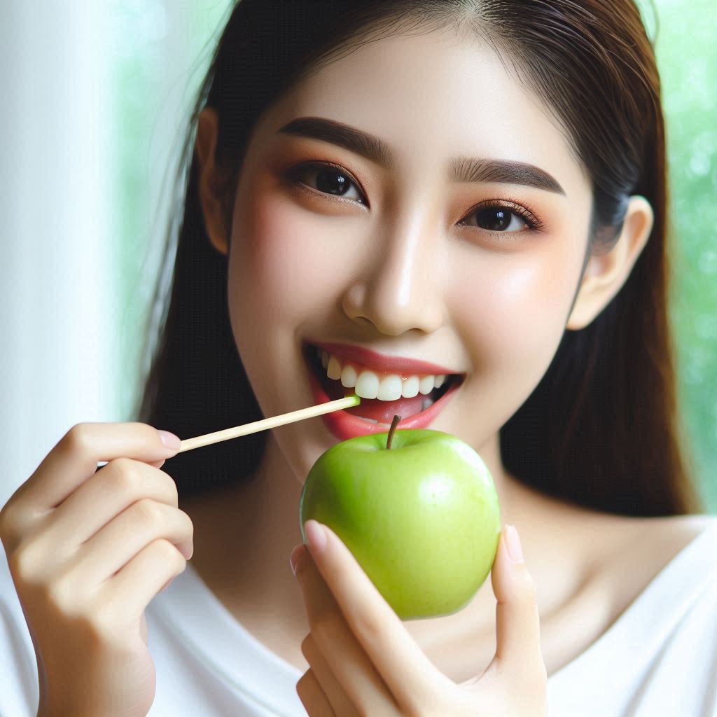Ăn táo giúp tăng cường sức khỏe làn da do chứa nhiều nước và chất chống oxy hóa.