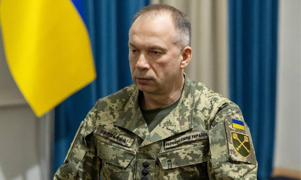 Tư lệnh quân đội Ukraine Oleksandr Syrsky trong cuộc phỏng vấn đăng ngày 9/4. Ảnh: LB