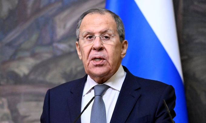 Ngoại trưởng Sergey Lavrov tại Moskva ngày 21/1. Ảnh: Reuters