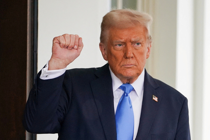 Tổng thống Donald Trump tại Nhà Trắng ngày 12/2. Ảnh: Reuters