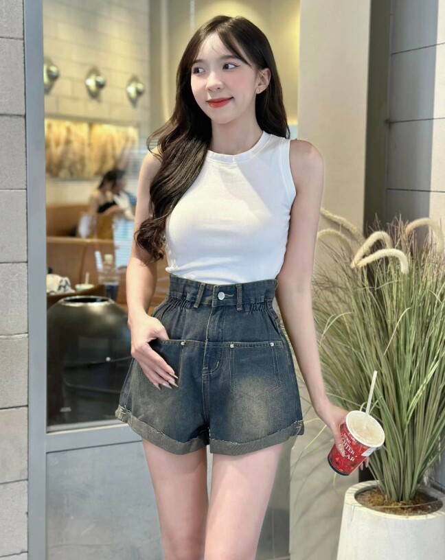 Mẹo chọn quần short denim tôn dáng, kéo chân: Nàng đùi to nên chú ý đến chi tiết này để trông thon gọn hơn - 3