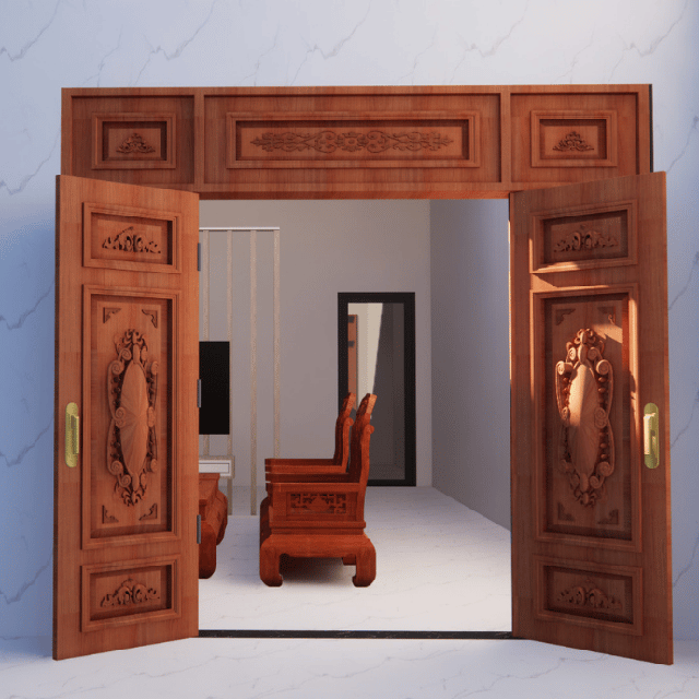 Nếu đã lỡ xây nhà sai phong thủy cửa chính và cửa hậu thông nhau thì gia chủ có thể đặt thêm vật chắn giữa 2 cửa chẳng hạn như bình phong để giảm bớt xui xẻo.