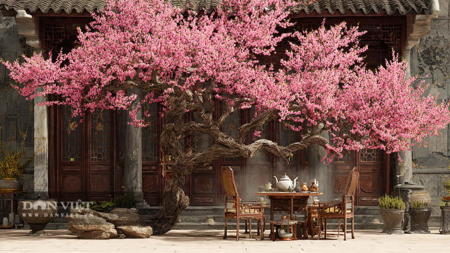 Theo người xưa, cây đào tượng trưng cho tinh túy của ngũ hành