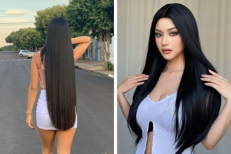 Phụ nữ sở hữu 3 đặc điểm này trên gương mặt không nên để tóc đen và dài thẳng kẻo càng trông già thêm - 1