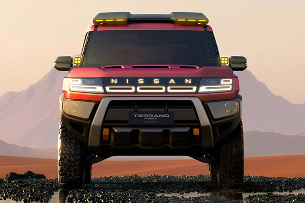 Nissan Terrano đời mới ra mắt: Dáng SUV off-road hầm hố, máy hybrid cắm sạc hơn 400hp, sẽ bán ở ĐNÁ cạnh tranh Land Cruiser Prado- Ảnh 1.