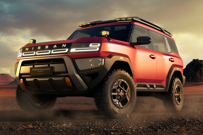 Nissan Terrano đời mới ra mắt: Dáng SUV off-road hầm hố, máy hybrid cắm sạc hơn 400hp, sẽ bán ở ĐNÁ cạnh tranh Land Cruiser Prado- Ảnh 2.
