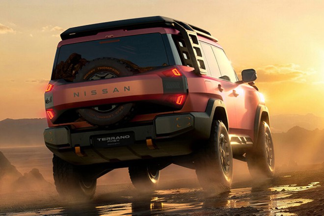 Nissan Terrano đời mới ra mắt: Dáng SUV off-road hầm hố, máy hybrid cắm sạc hơn 400hp, sẽ bán ở ĐNÁ cạnh tranh Land Cruiser Prado- Ảnh 4.