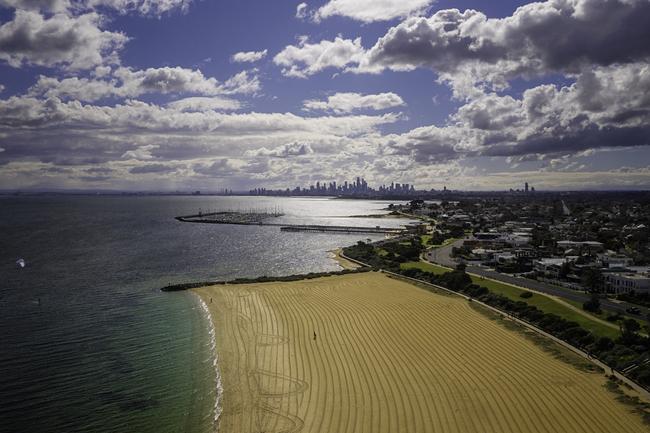 The 31-year-old Georgian national was found by the Air Wing on Sunday at about 7.50pm in Port Phillip Bay.