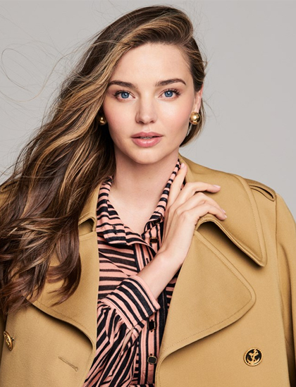 Miranda Kerr làm mẫu thời trang. Ảnh: Instyle.