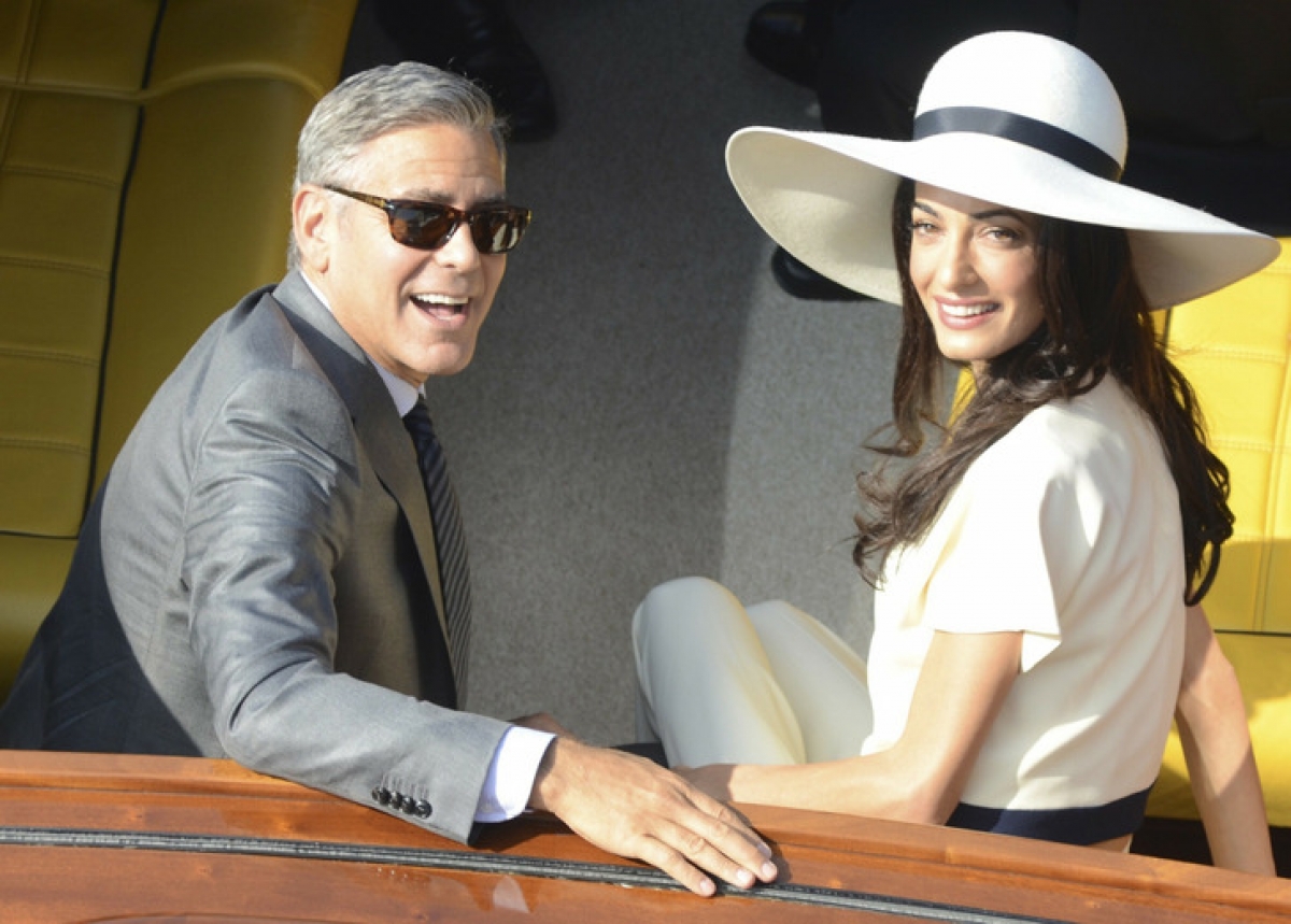 Chuyện tình đẹp của George và Amal Clooney - Ảnh 5.