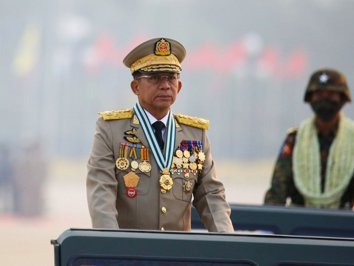 Australia không cử Đại sứ đến Myanmar để tránh phải công nhận chính quyền quân sự do Tướng Min Aung Hlaing đứng đầu. Ảnh: Reuters