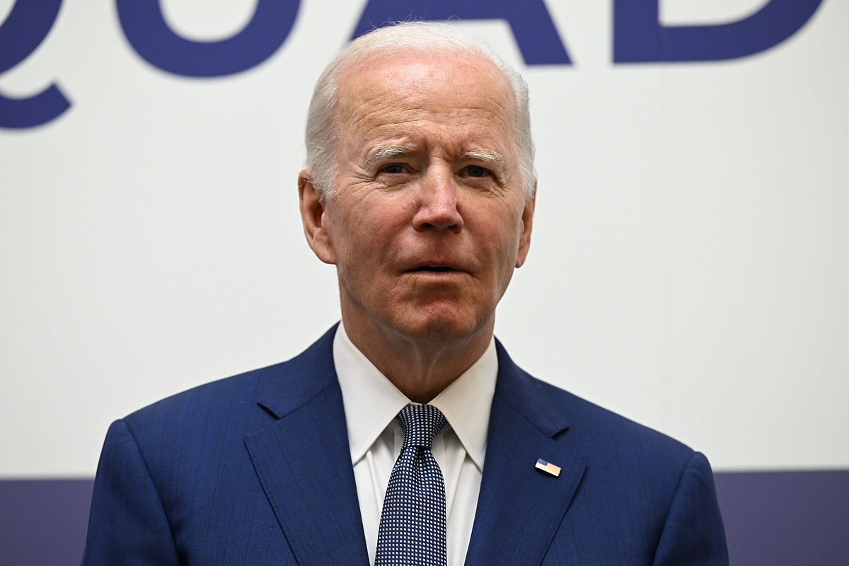 Tổng thống Mỹ Joe Biden tại hội nghị thượng đỉnh Bộ Tứ ở Tokyo hôm nay. Ảnh: AFP.