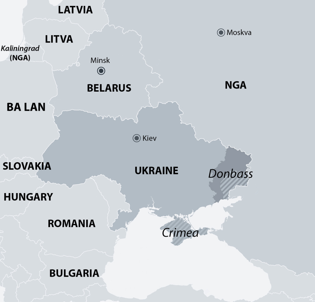 Vị trí Belarus và Ukraine. Đồ họa: DW