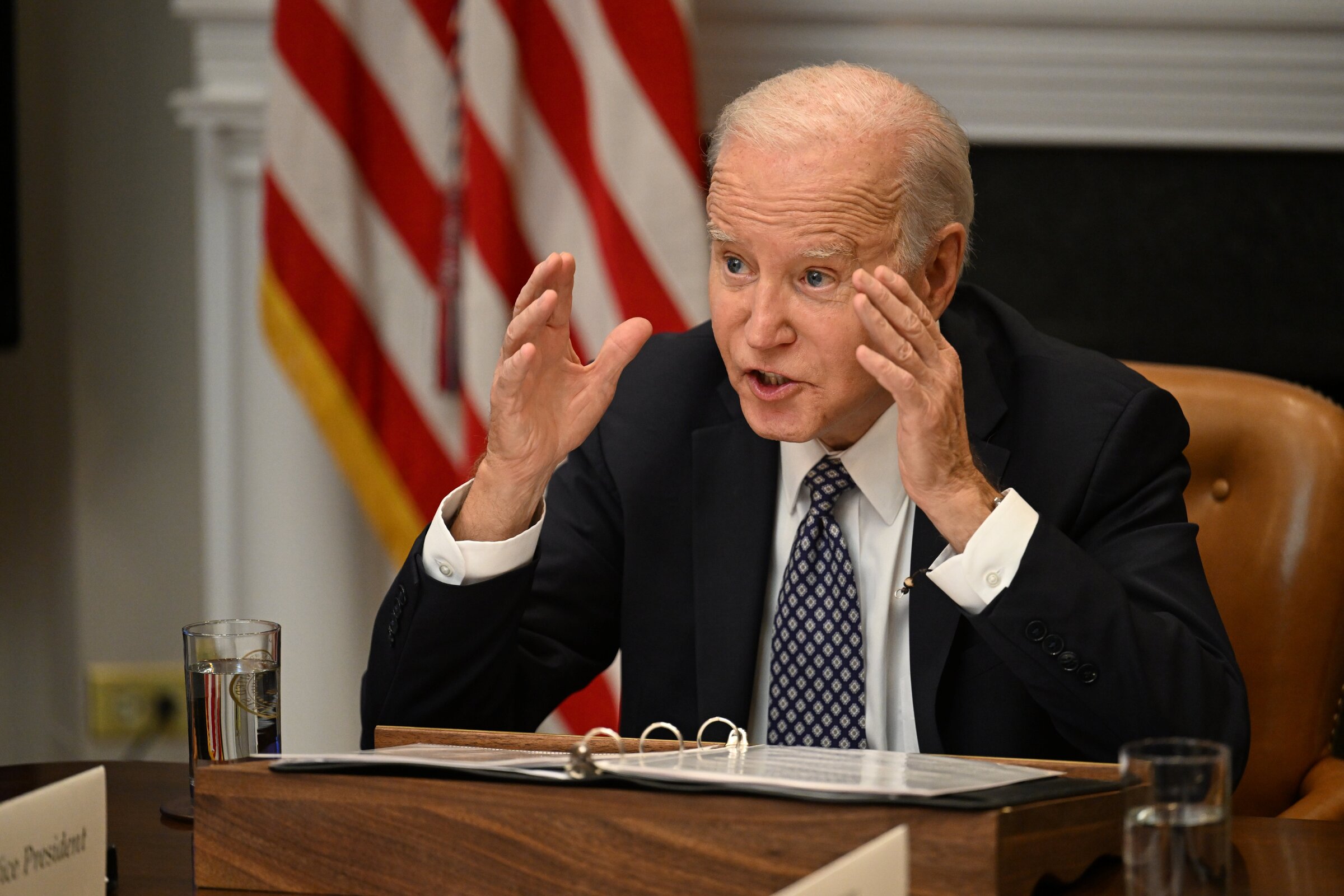 Tổng thống Mỹ Joe Biden phát biểu tại Nhà Trắng hôm 5/5. Ảnh: AFP