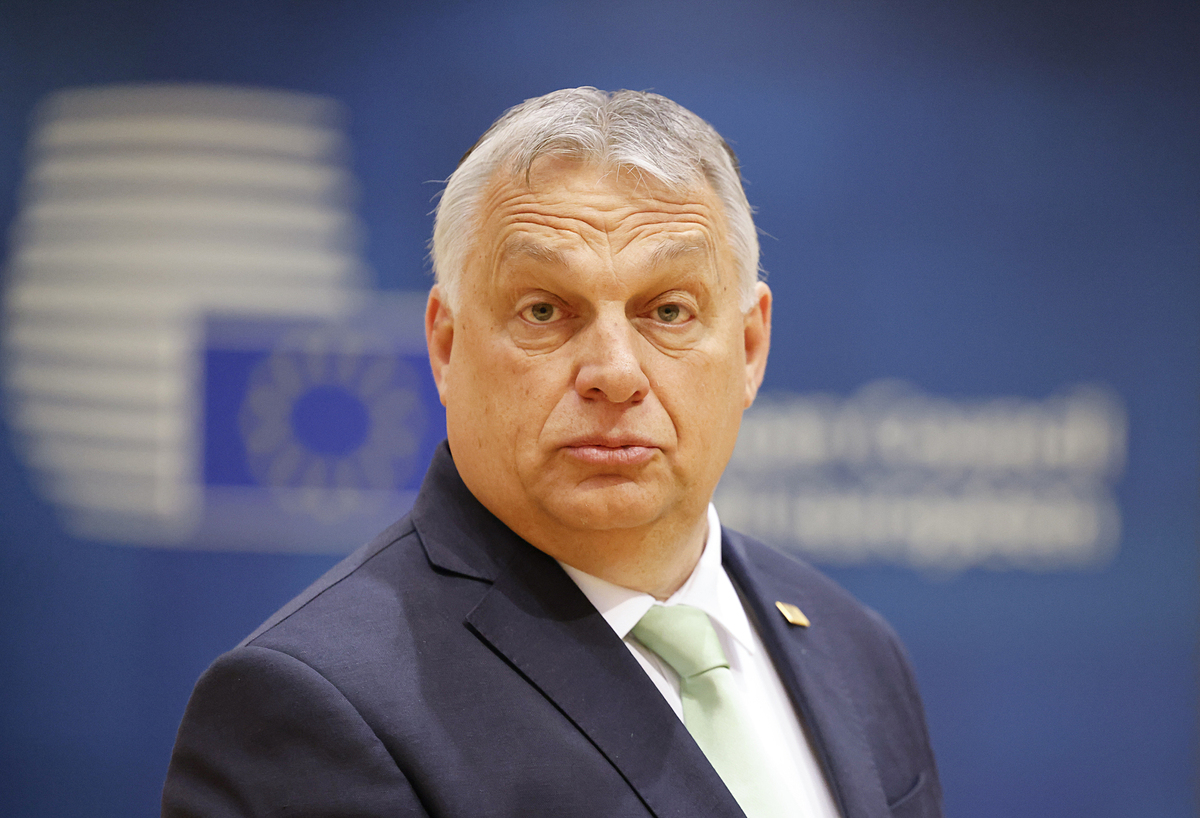 Thủ tướng Hungary Viktor Orban dự hội nghị thượng dỉnh EU ở Brussels, Bỉ hồi tháng 3. Ảnh: AFP