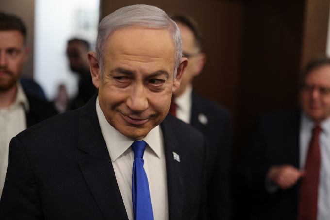 Thủ tướng Benjamin Netanyahu tại Jerusalem, ngày 17/4. Ảnh: AFP