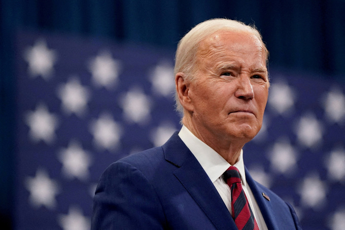 Tổng thống Mỹ Joe Biden tại Raleigh, bang Bắc Carolina ngày 26/3. Ảnh: Reuters