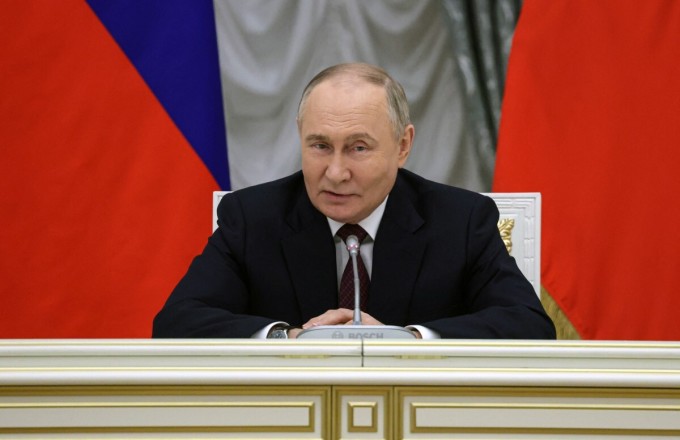 Tổng thống Nga Vladimir Putin trong cuộc gặp nội các mới ở thủ đô Moskva ngày 14/5. Ảnh: AFP