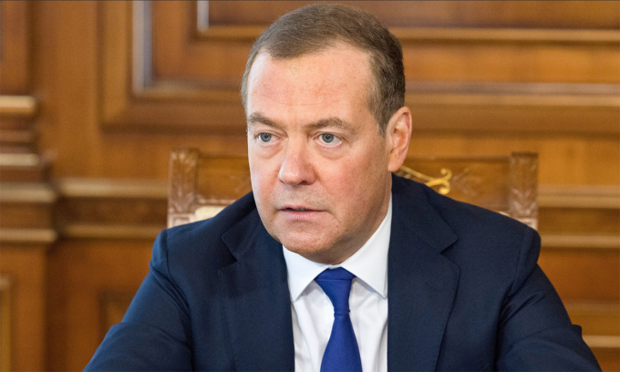 Ông Medvedev trong bức ảnh đăng ngày 20/5. Ảnh: TASS