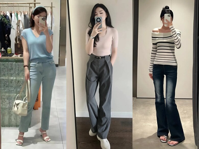 Mỗi kiểu cổ áo có thể mang lại hiệu ứng khác nhau đến vóc dáng của chị em.