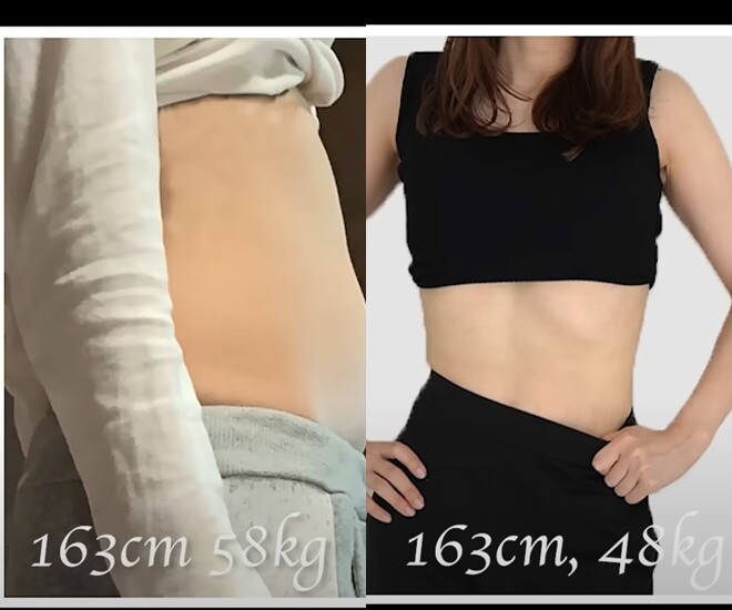 Nữ Youtube người Nhật đã giảm cân thành công nhờ ăn uống đúng cách mà không cần tập luyện.