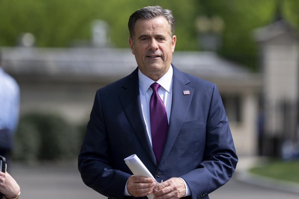 Giám đốc CIA John Ratcliffe tại Nhà Trắng ngày 30/4. Ảnh: AP