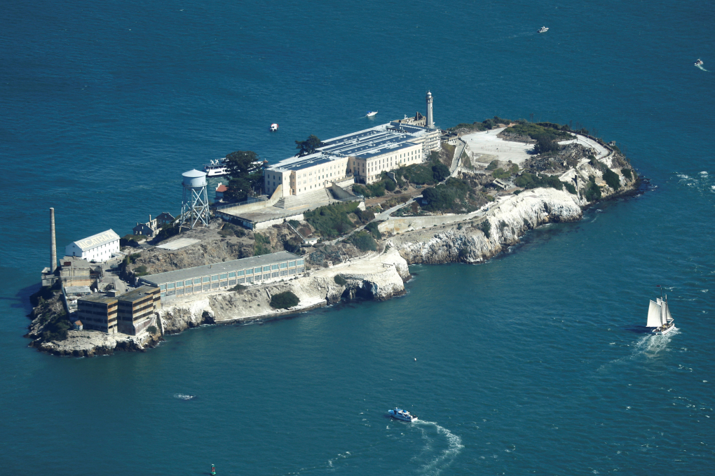 Đảo Alcatraz, nơi có nhà tù Alcatraz, ở San Francisco, bang California, Mỹ hồi năm 2017. Ảnh: Reuters