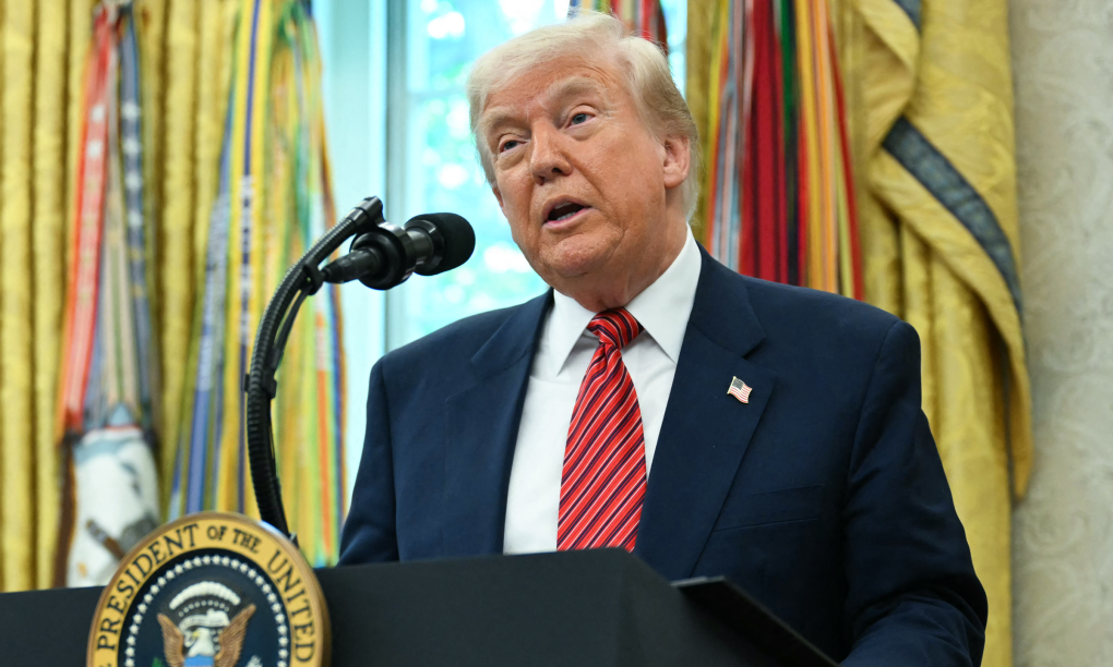 Ông Trump phát biểu tại Nhà Trắng hôm 7/5. Ảnh: AFP