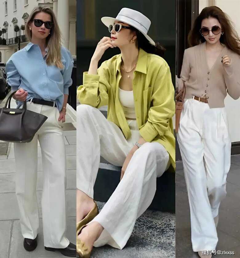 Quần trắng là món đồ thời trang mang đến vẻ ngoài đẳng cấp, thời thượng mà nhiều chị em yêu thích khi muốn theo đuổi phong cách giàu ngầm.