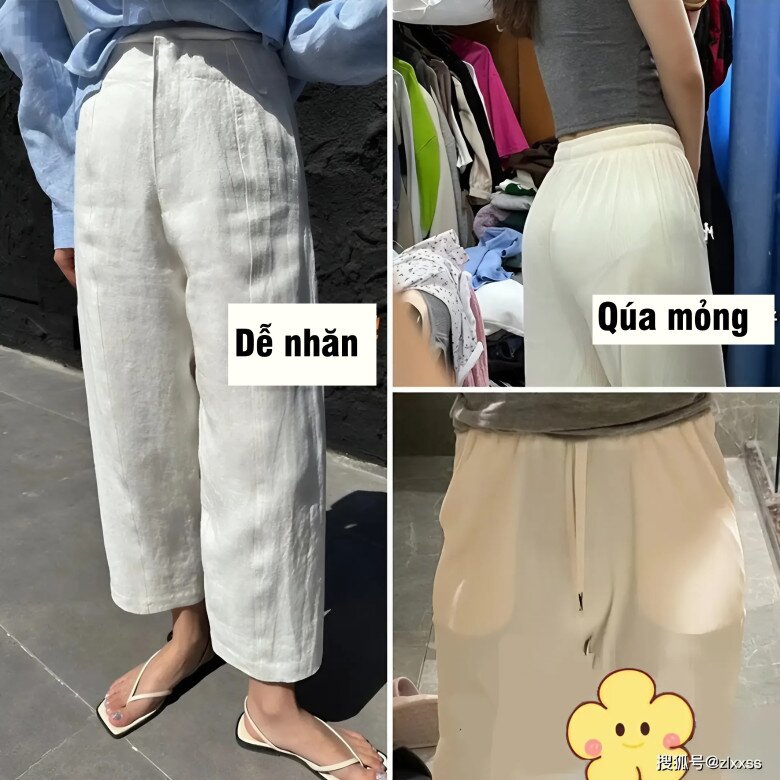 3 sai lầm khi mặc quần trắng làm amp;#34;phá dángamp;#34;, dù bạn có chi bao nhiêu tiền thì cũng không thể sang đẹp lên được - 5