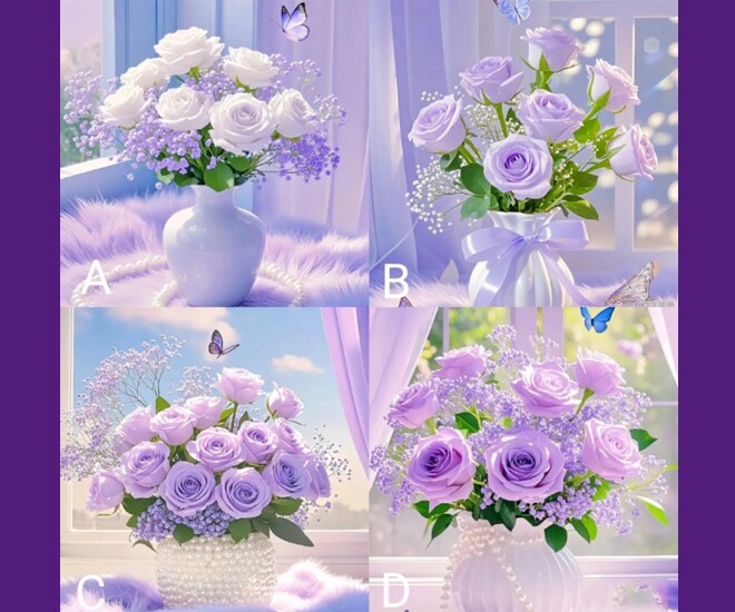 Trắc nghiệm tâm lý: Chọn một bình hoa theo trực giác của bạn - 1