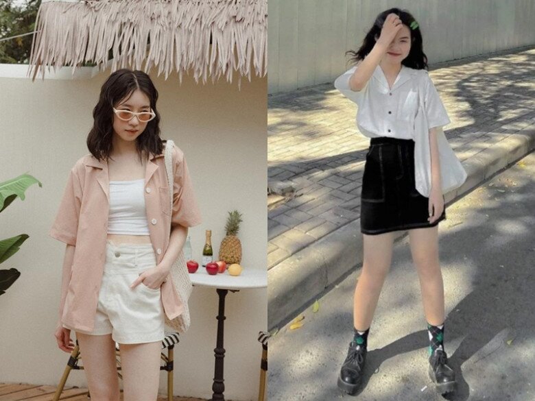 Khi kết hợp với váy ngắn hoặc quần short, bạn sẽ thấy mình vừa mềm mại lại vừa năng động, như một quý cô hiện đại.