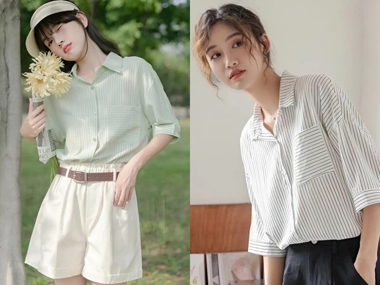 Chiếc sơ mi mang phong cách Pháp này đặc biệt phù hợp với những ai muốn tránh xa kiểu áo rộng thùng, nhăn nhúm hay quá trang trọng.